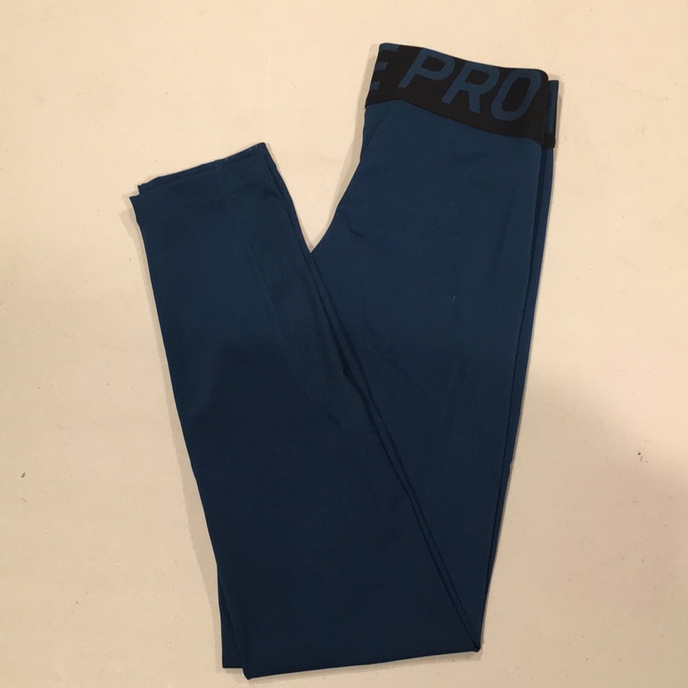 Dark teal Nike leggings